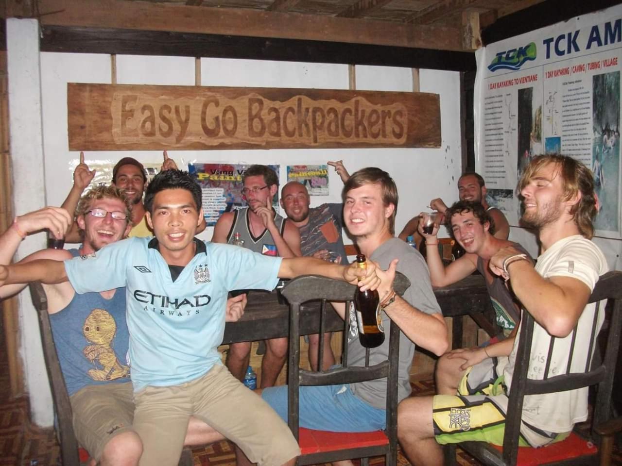 Easy Go Backpacker Hostel Vang Vieng Exteriér fotografie